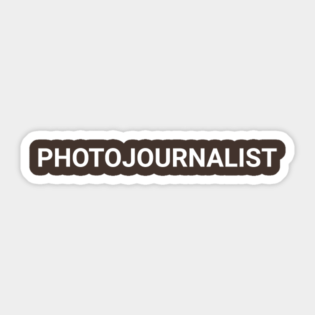 Photojournalist Sticker by umarhahn